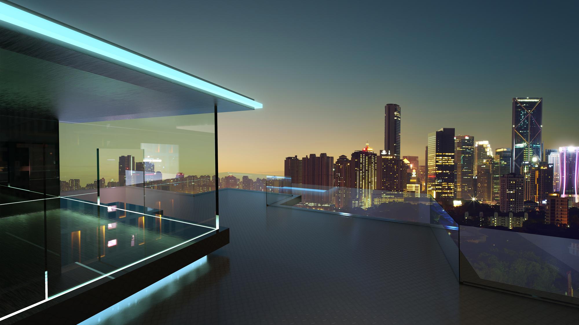 balcon modern cu vedere